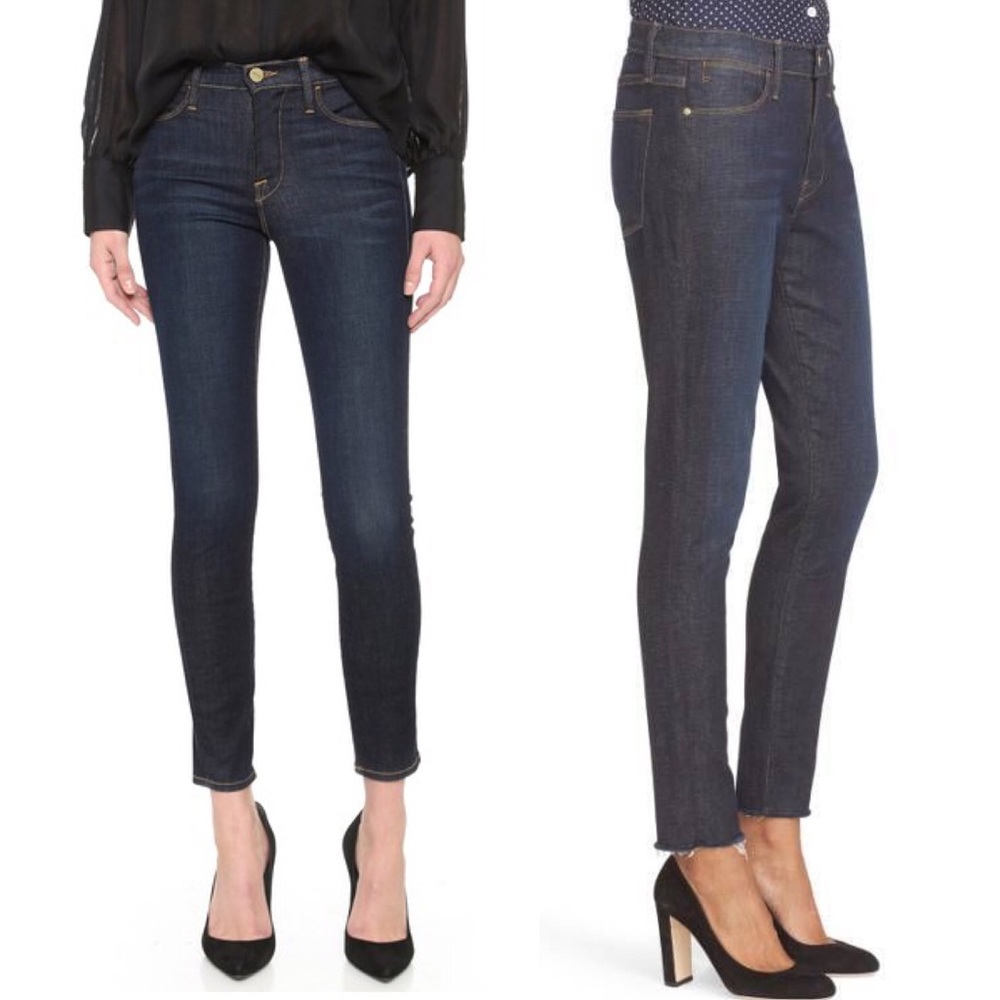 FRAME Denim Le High Skinny Denim Jeans Salt Air Womens Size 26